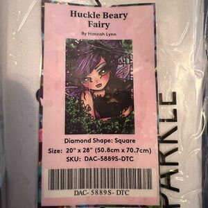 Huckle Beary Fairy Diamond art from diamond art club.